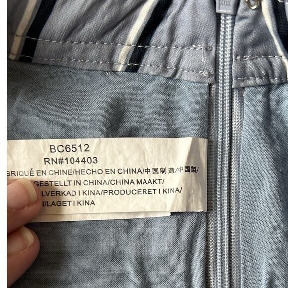 j.o.a. Split Leg Pants Capri Stripes Med Silk Feminine Office Siren Preppy Sexy - Picture 11 of 11